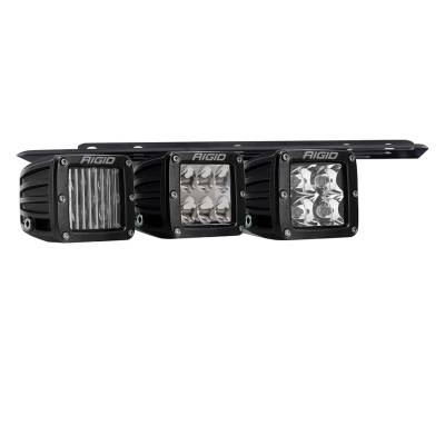 Rigid Industries - Rigid Industries 46738 D-Series Triple Fog Light Kit 21+ Ford Raptor