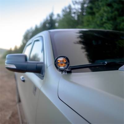 Rigid Industries - Rigid Industries 46717 A-Pillar Light Mount for 19-24 RAM 1500