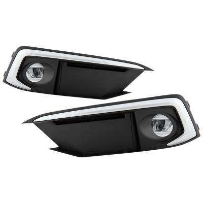 Spyder Auto - Spyder Auto 5087034 OEM LED Fog Light w/OEM Fit Switch Clear for 19-21 Civic