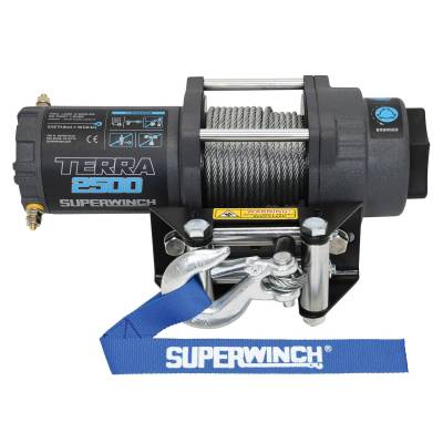 Superwinch - Superwinch 1125260 Terra 2500 Wire Cable Winch
