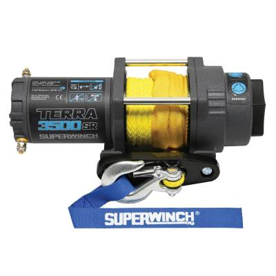 Superwinch - Superwinch 1135270 Terra 3500SR Synthetic Rope Winch