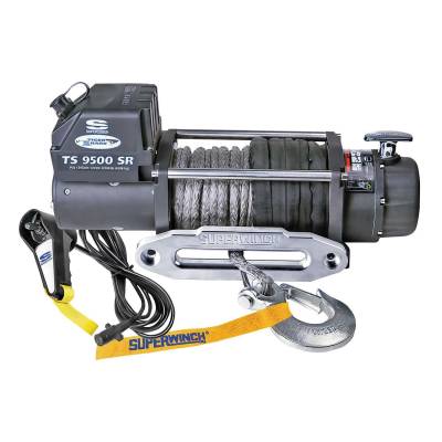 Superwinch - Superwinch 1595201 Tiger Shark 9500SR Synthetic Rope Winch