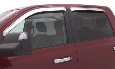 Auto Ventshade AVS - Auto VentShade 684387 Deflector Chrome Outside Mount 4PC for 11-25 Ranger