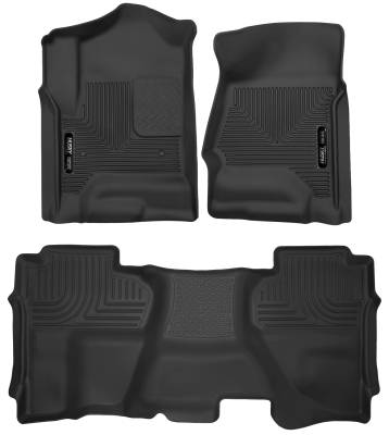 Husky Liners - Husky Liners 53918 X-act Contour Front & 2nd Seat Floor Liners