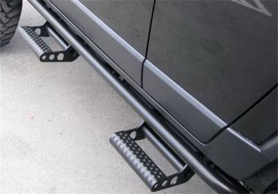 N-Fab - N-Fab D094RKRCCS4 RKR Cab Length Step System for 09-15 1500 RAM 1500
