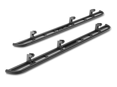 N-Fab - N-Fab D194RKRCC RKR Rock Rails Cab Length 2 Stpes for 19-26 RAM 1500 Crew