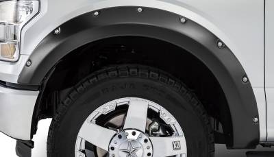Stampede - Stampede 8432-2 Ruff Riderz 4Pc Fender Flare for 15-17 Ford F150