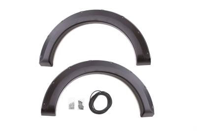 Lund - LUND RX311TB Rivet Style 2Pc Rear Textured Fender Flare Set 99-07 Ford F250/F350