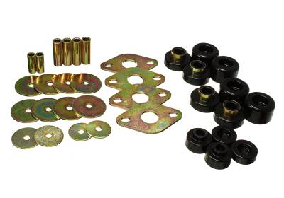 Energy Suspension - Energy Suspension 8.4112G Body Mount Set for 01-04 Tacoma PreRunner Crew Pickup
