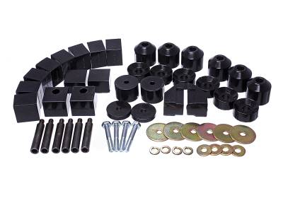 Energy Suspension - Energy Suspension 1.4102G Body Mount Set for 86-95 Suzuki Samurai