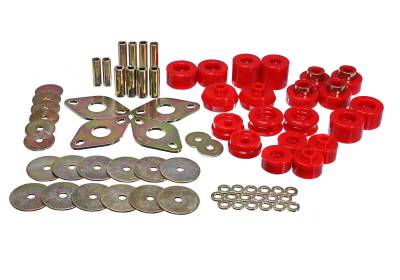 Energy Suspension - Energy Suspension 8.4110R Body Mount Set for 00-02 Toyota 4Runner