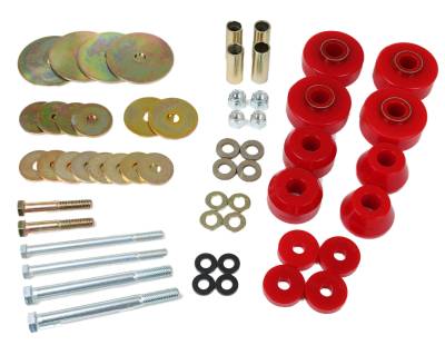 Energy Suspension - Energy Suspension 3.4174R Body Mount Set for Chevy