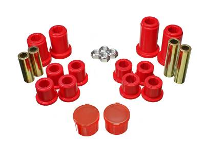 Energy Suspension - Energy Suspension 3.3199R Front Control Arm Bushing Kit for Chevy & GMC 4wd