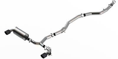 Borla - Borla 140826CFBA ATAK Cat-Back Exhaust Single Split Rear Exit for 20-26 GR Supra