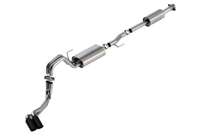 Borla - Borla 140870BC Touring Cat-Back Exhaust Truck Side Exit 21-26 F150 2.7/3.5L V6