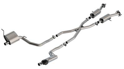 Borla - Borla 140836 S-Type Cat-Back Exhaust Truck One Split Rear Exit for 14-21 Grand C