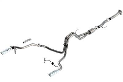 Borla - Borla Exhaust 140869 ATAK Cat-Back Exhaust System for 21-26 F150 5.0 Regular Cab