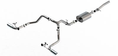 Borla - Borla Exhaust 140842 S-Type Cat-Back System for 19-20 Silverado 5.3 Std Cab