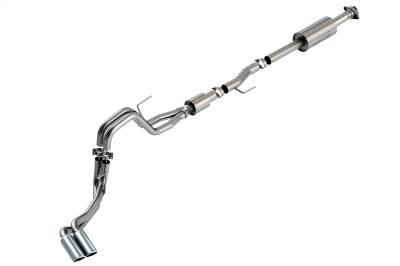 Borla - Borla Exhaust 140874 S-Type Cat-Back Exhaust Side Exit 21-26 Ford F150 5.0L