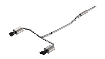 Borla - Borla 140891BC S-Type Cat-Back Exhaust Dual Split Rear Exit for 21-24 K5 GT 2.5