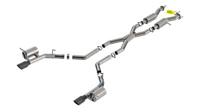 Borla - Borla 140886BC ATAK Cat-Back Exhaust One Split Rear Exit for 21-26 Durango 6.2L