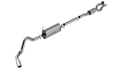 Borla - Borla Exhaust 140843 S-Type Cat-Back Exhaust Truck Side Exit for 20-26 Ford F250