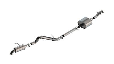 Borla - Borla 140901 Touring Cat-Back Exhaust Truck One Left Rear Exit for 21-26 Bronco