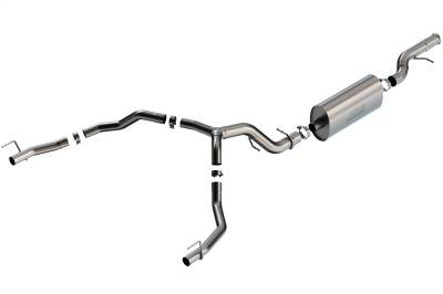 Borla - Borla 140889 Touring Cat-Back Exhaust One Split Rear Exit 21-26 Escalade 6.2L