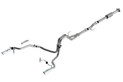Borla - Borla Exhaust 140864 ATAK Cat-Back System for 21-25 Ford F150 2.7/3.5 CC/5.5