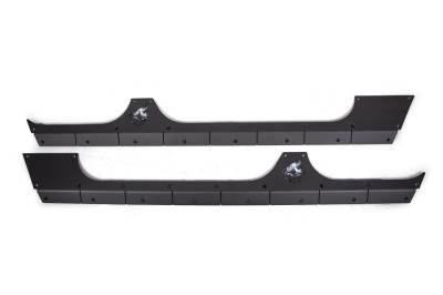 JKS - JKS CWLJK40401 Rocker Body Cladding Steel for 07-18 Jeep Wrangler JK 4DR