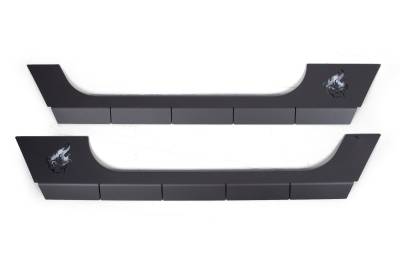 JKS - JKS CWLJK40111 Rocker Cladding Aluminum for 07-18 Jeep Wrangler JK 2DR