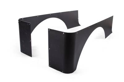 JKS - JKS CWLLJ45401 Corner Guards 5" Stretch Black for 04-06 Jeep Wrangler LJ