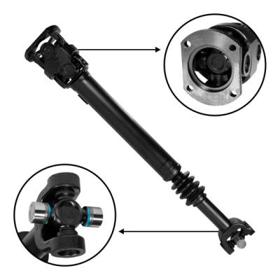 USA Standard Gear - USA Standard Gear ZDS9102 Front Drive Shaft Assembly for Dodge 5.9/8.0