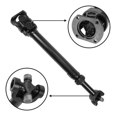 USA Standard Gear - USA Standard Gear ZDS9106 Front Drive Shaft Assembly for Dodge 5.9/8.0