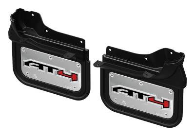 Gatorback - Gatorback GCR200F-AT4 12" Front Mud Flaps Set Black Sierra HD