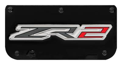 Gatorback - Gatorback Replacement 12" Mud Flap Plate Black ZR2 Logo GB770860