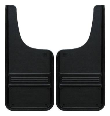 Gatorback - Gatorback 12"x26" Cut-Style Black Mud Flaps No Plate GB1226CUTBK