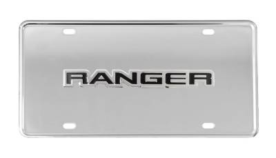 Gatorback - Gatorback Gatorgear Stainless License Plate Ranger Logo GG758522