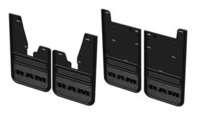 Gatorback - Gatorback 12" Black Front/Rear Mud Flap Set for RAM 2500/3500 GCR36K-GMRT