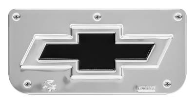 Gatorback - Gatorback Replacement 12" Mud Flap Plate Stainless Bowtie Logo GB755335BT