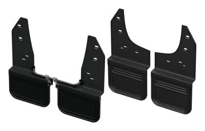 Gatorback - Gatorback GCN203K-BK 12" Black Front/Rear Mud Flap Set Silverado HD