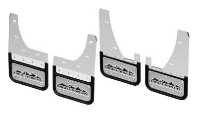 Gatorback - Gatorback 12" Black Front/Rear Mud Flap Set Suburban/Tahoe GCS206K-HC