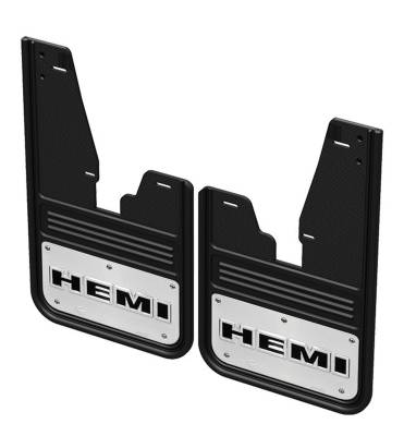 Gatorback - Gatorback GCR31F-H 12" Black Front Mud Flaps for RAM Pickups