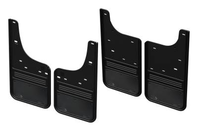 Gatorback - Gatorback GCR29K-GM 12" Black Front/Rear Mud Flap Set for Sierra 1500