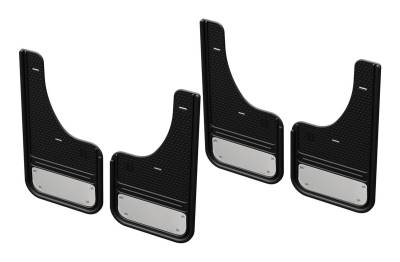 Gatorback - Gatorback GCR201K-1 12" Black Front/Rear Mud Flap Set Chevrolet Blazer