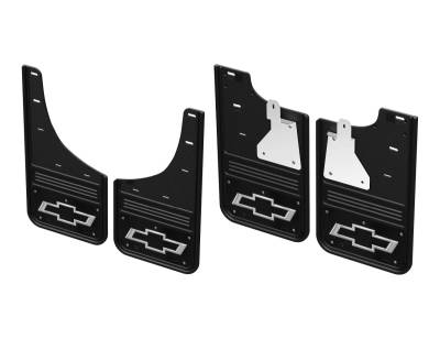 Gatorback - Gatorback 12" Black Front/Rear Mud Flap Set Silverado 1500 GCR28K-BTW