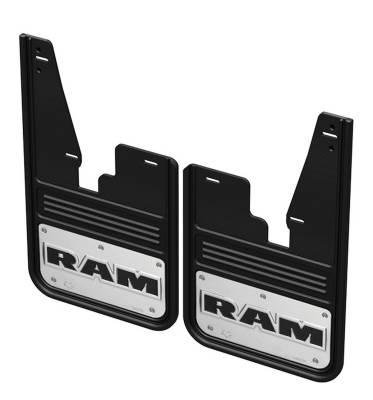 Gatorback - Gatorback 12" Black Front Mud Flaps for RAM Pickups GCR32F-RT