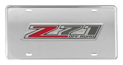 Gatorback - Gatorback Gatorgear Stainless License Plate Z-71 Logo GG758487
