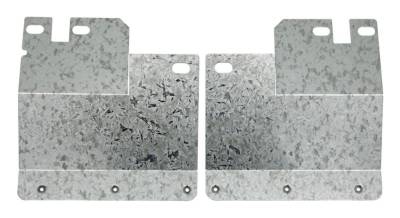 Gatorback - Gatorback 12" Rear Mud Flap Brackets-Silver Ford F150 GB755006