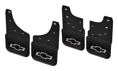 Gatorback - Gatorback GCN28K-BTW 12" Black Front/Rear Mud Flap Set Silverado 1500